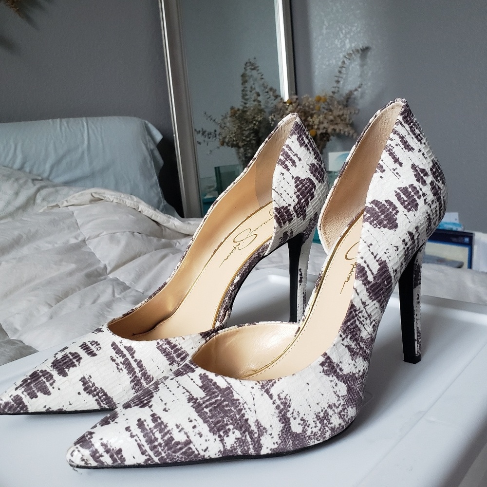Snake print Heels